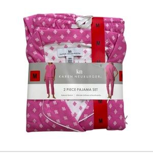 Karen Neuburger Pink 2 Piece Pajama Set